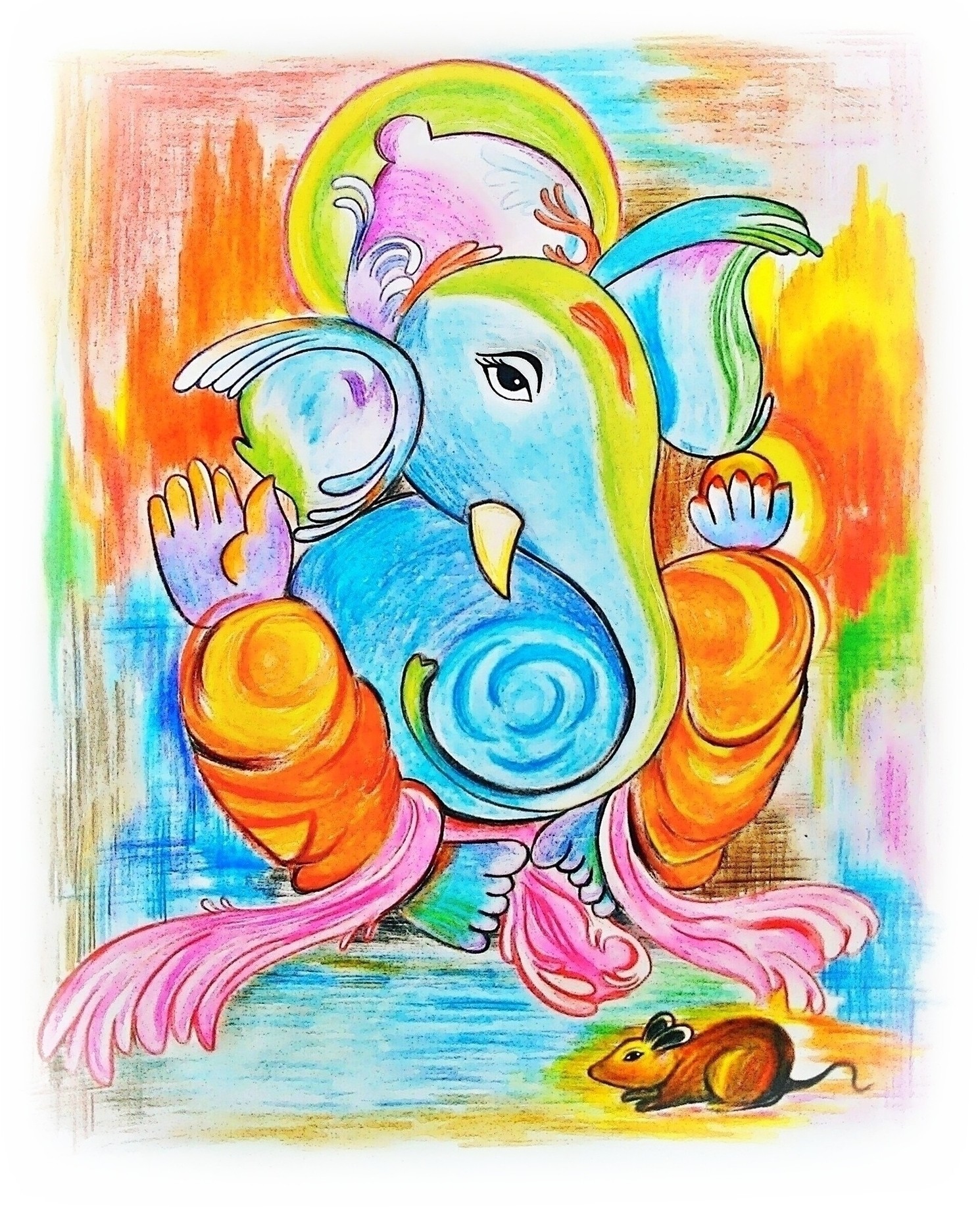 Aquire 53 cm Dancing Ganesha Sketch Black Sketch God Self Adhesive Sticker  Price in India - Buy Aquire 53 cm Dancing Ganesha Sketch Black Sketch God  Self Adhesive Sticker online at Flipkart.com